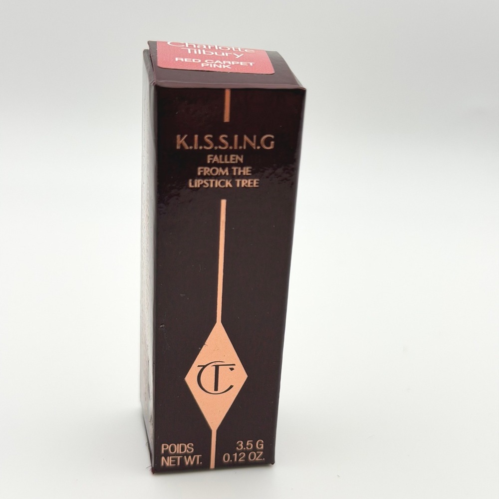 Charlotte Tilbury K.I.S.S.I.N.G Lipstick Red Carpet Pink 3.5g NIB